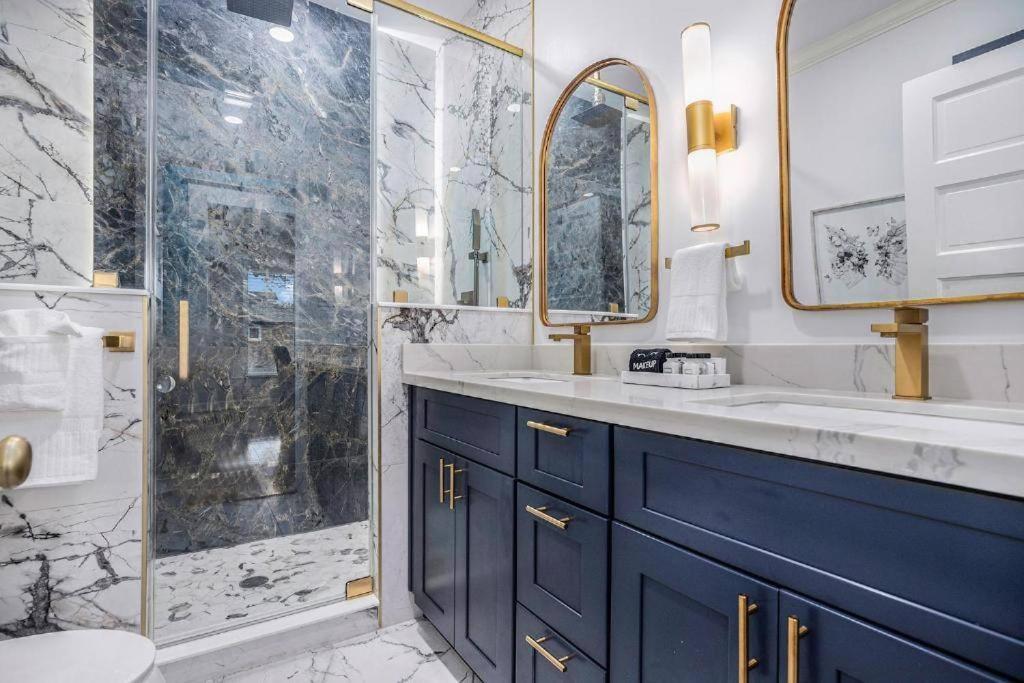 Luxury Designer Villa By The Beach Bright Beautiful Brand New Galveston Bagian luar foto