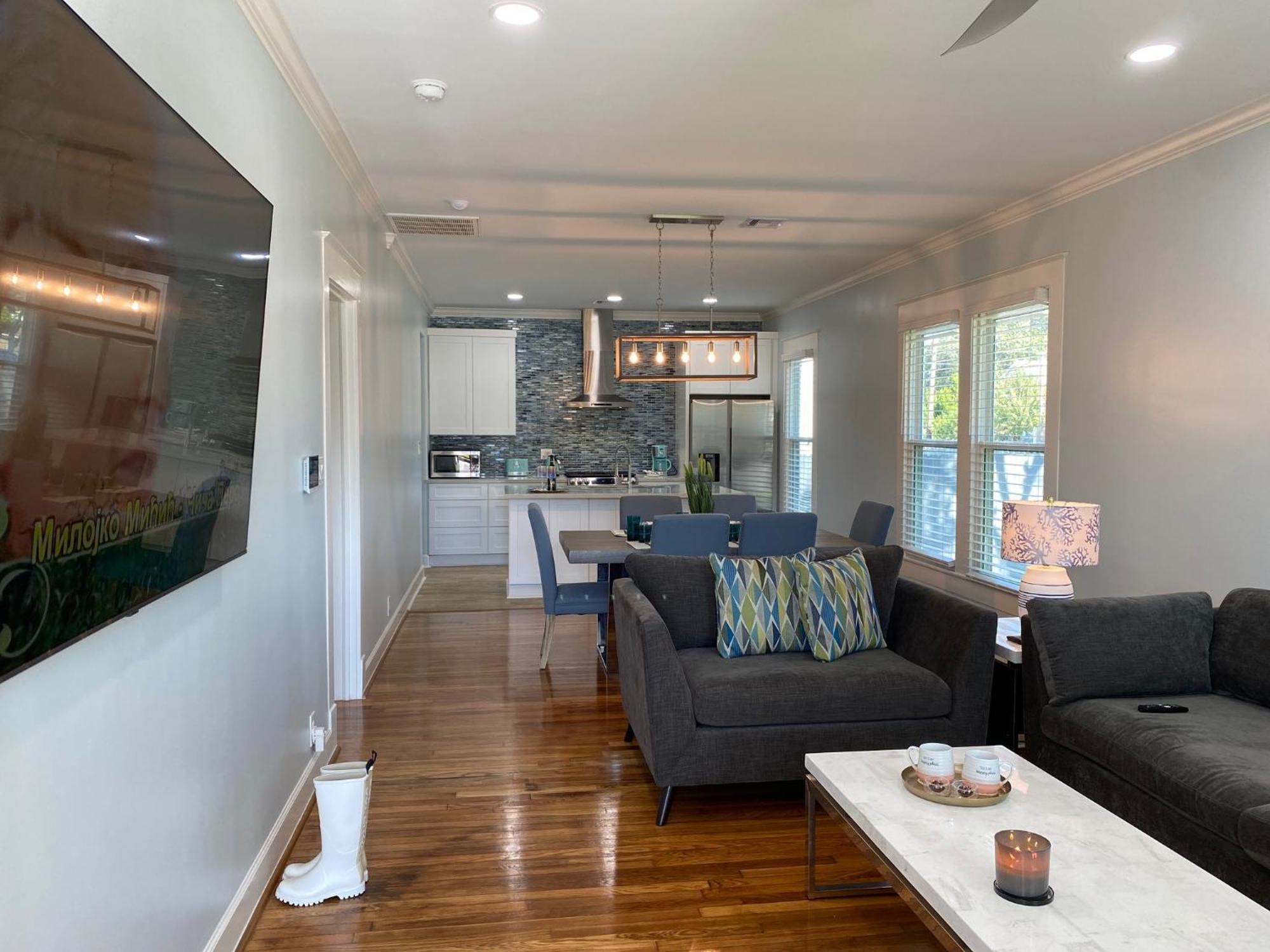 Luxury Designer Villa By The Beach Bright Beautiful Brand New Galveston Bagian luar foto